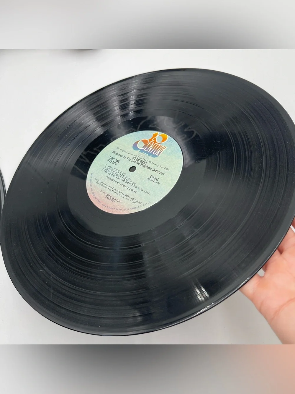 STAR WARS Original Soundtrack - 2Lp 12” Vinyl Album (1977) 20th Century 2T541